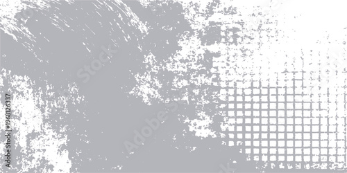 Abstract textured background design: a study in contrasts of textures, a striking backdrop with gritty details and a halftone grid.