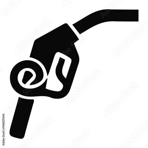 The war effect on fuel prices causes a hand to grip a gas pump nozzle tightly.