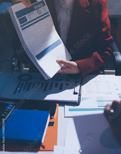 Diverse business people having a team meeting in an office