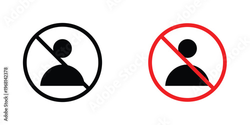 No account sign in doodles flat and line stroke pack