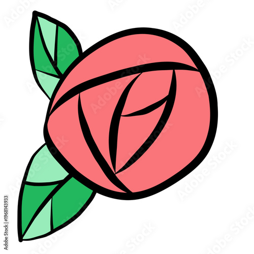 vector illustration of an rose