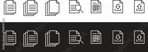 File and document icons a visual representation of data and information