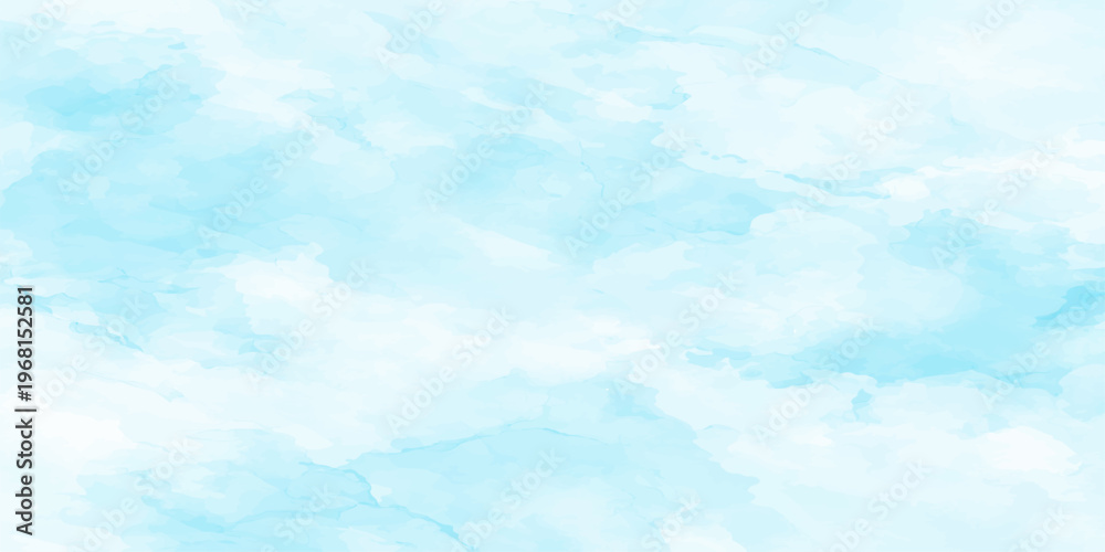 Fototapeta premium A beautiful clear blue sky features fluffy white clouds on a bright summer day, creating a stunning nature cloudscape filled with sunlight and the airy beauty of the atmosphere