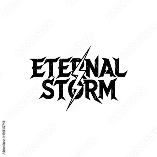 Eternal Storm text logo with lightning bolt graphic.