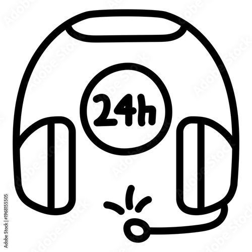 Modifiable icon of logistic customer service