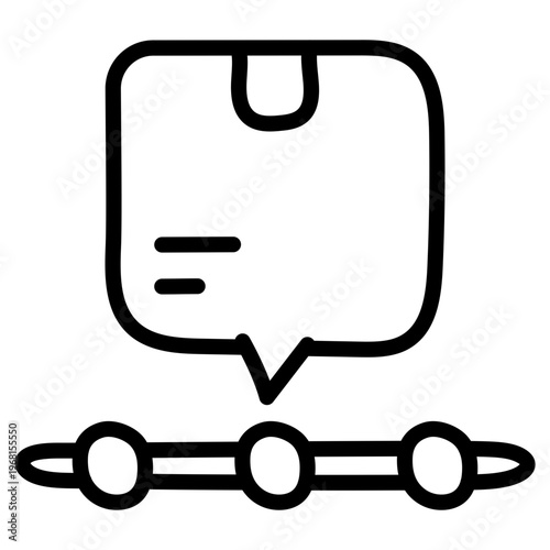 Modern design icon of parcel tracking 