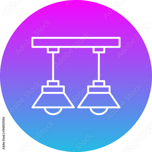 Ceiling lamp Icon