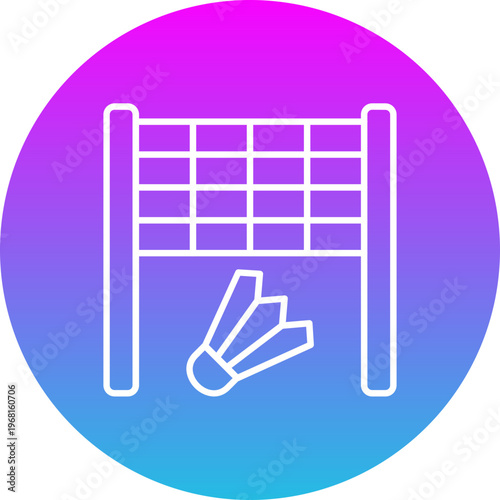 Badminton game Icon
