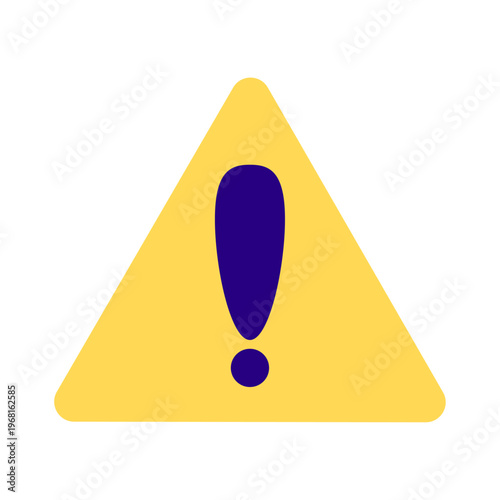 注意や警告を示すシンプルな三角形アイコン