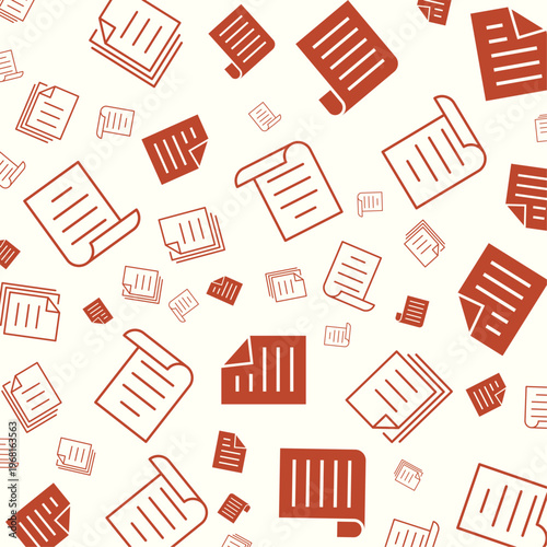 Document artful useful trendy stylish design vector Illustration beautiful colorful background