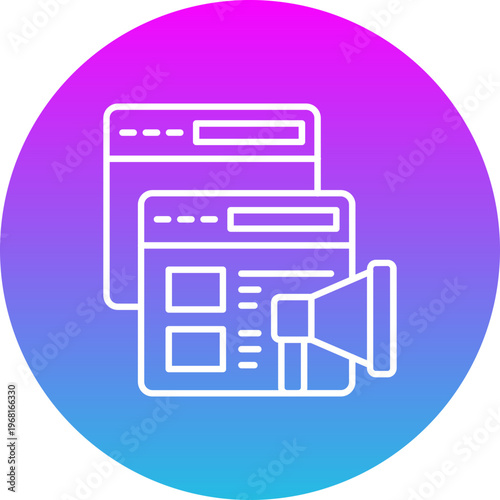 Content marketing Icon