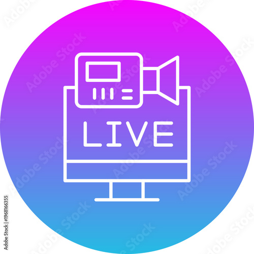 Live streaming Icon