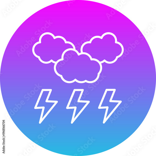 Cloud thunder Icon