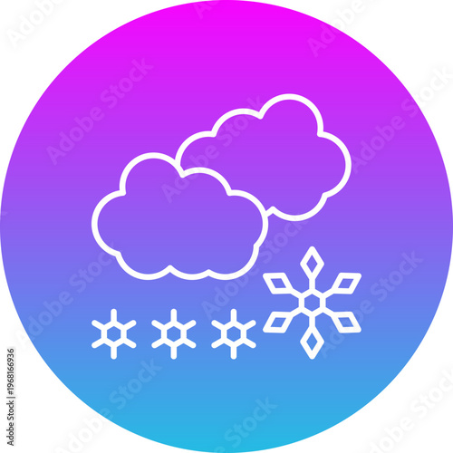 Snowy day Icon