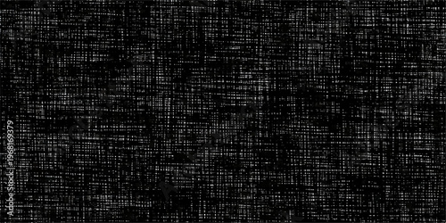 A dark vintage abstract binary code background featuring a textured grunge canvas pattern on an aged grey paper material illustration