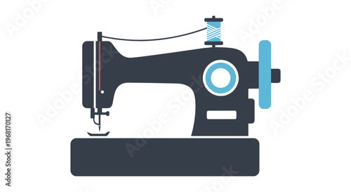 Garment Production Line art clean color shapes illustration