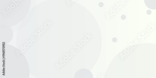 White geometric abstract background overlap layer on bright space with lines effect decoration. Modern graphic design element circles style concept for banner.