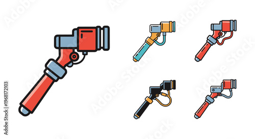 Gastroscope Line art vector abstract clean shapes illustration