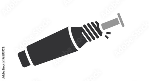 Stylized Icon of a Soldering Iron Tool.