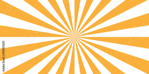 Minimal gradient sunrise radiate striped wave geometric circus light Colorful sun rays sunburst pattern background. Sunburst background vector illustration pattern beam rays.