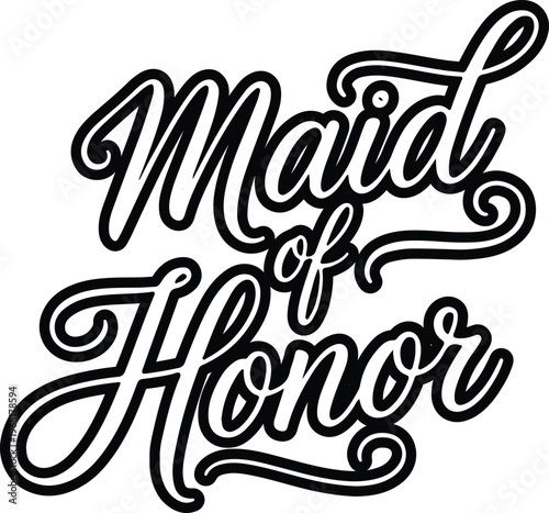 Maid of Honor Shirt, Romantic Wedding Tee, Bridesmaid Flower Design