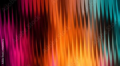 Vibrant colored striped abstract background