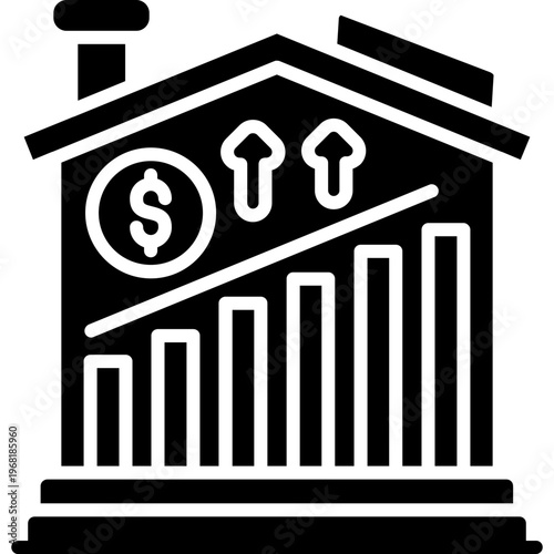 Property Value Icon Vector Element