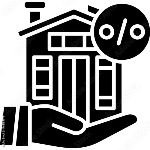 Mortgage Icon Vector Element
