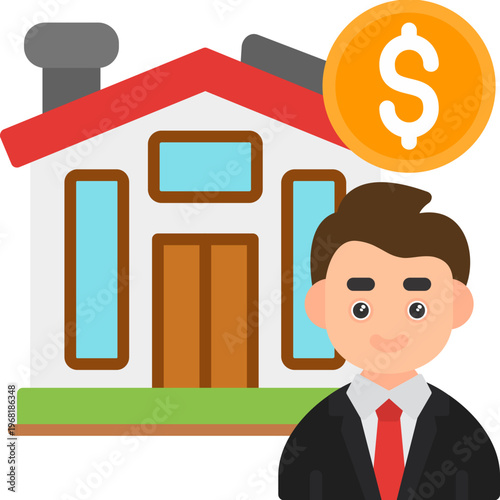 Broker Icon Vector Element