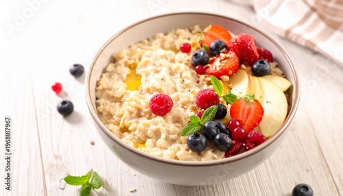 muesli with berries