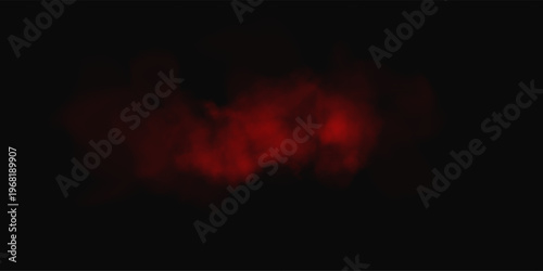 Fiery Red Smoke Explosion Effect Background