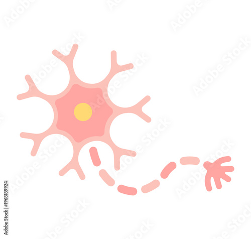 Neuron signal pictogram icon vector illustration