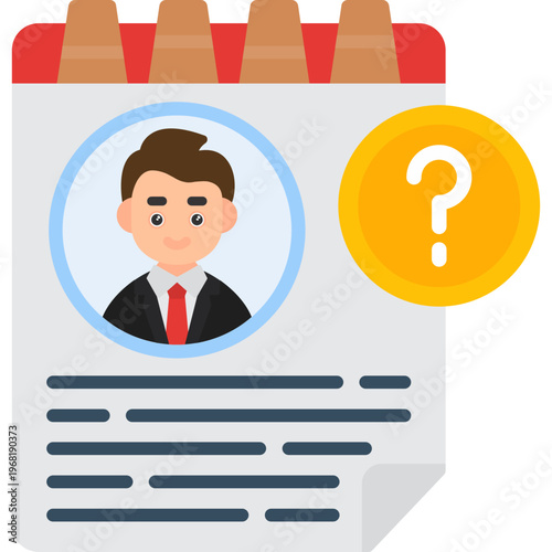 Background Check Icon Vector Element