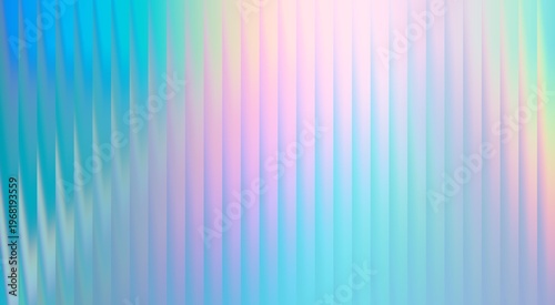 Abstract, iridescent, and textured background, showcasing a play of light and color through vertical lines. The composition exudes a sense of fluidity and visual depth.