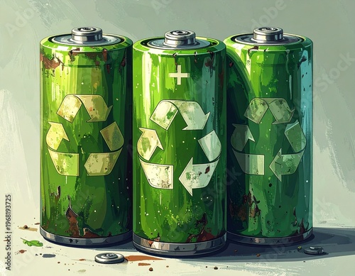 Recyclage de vieilles piles