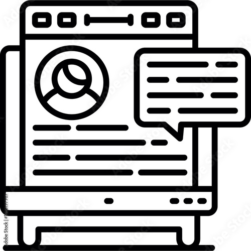 Customer Support Icon Vector Element