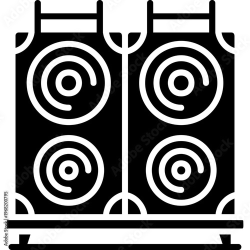 Sound System Icon Vector Element