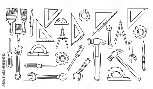 Police and law enforcement icons arranged in a circle: badge cap handcuffs car siren with handcuffs