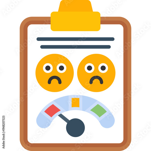 NPS Score Icon Vector Element