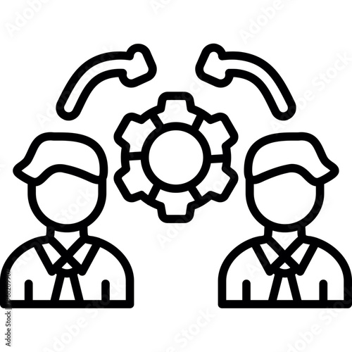 Synergy Icon Vector Element