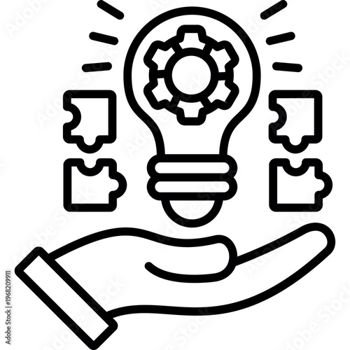 Problem Solving Icon Vector Element