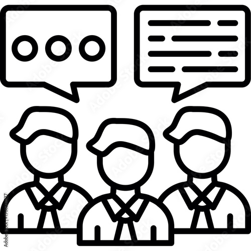 Mentorship Icon Vector Element