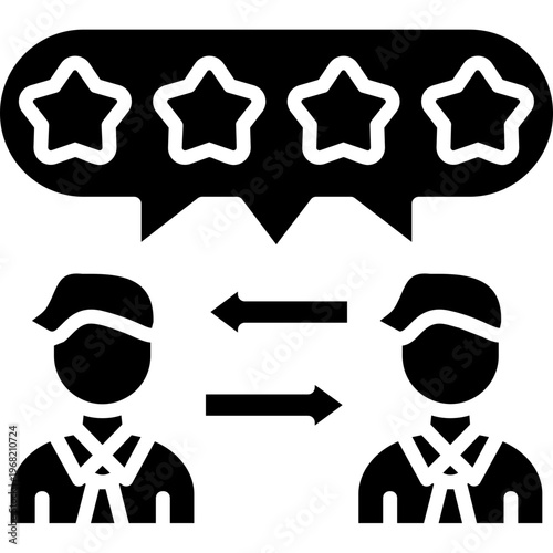 Peer Review Icon Vector Element
