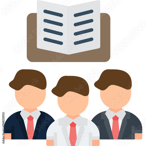 Knowledge Sharing Icon Vector Element