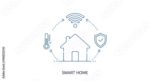 Smart Home Automation System Control.