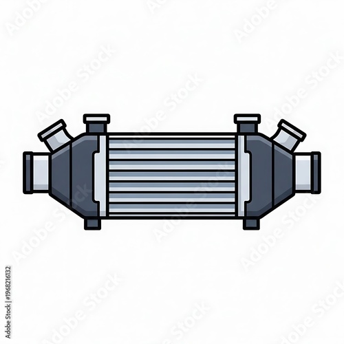 Intercooler car part diagram.