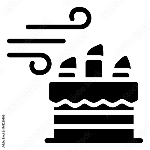 Birthday Cake Blowing