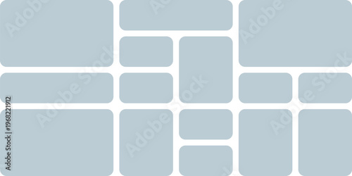 Abstract gray geometric paving tiles pattern