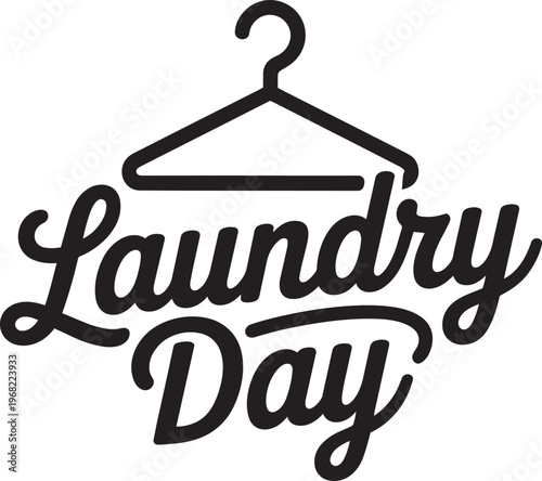 Black Outline Of A Clothes Hanger Icon