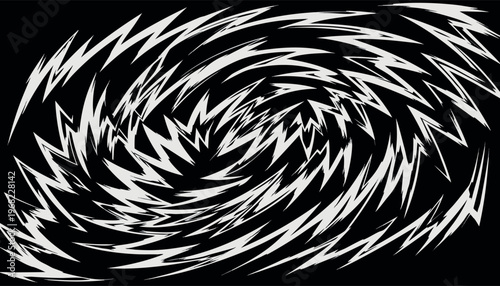 Abstract Swirl Energy Background Set with Colorful Spiral Vortex and Paint Splash Elements